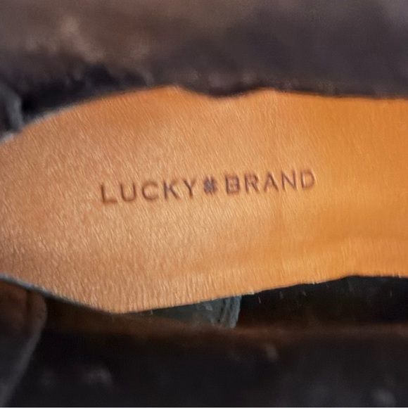 NWOT Lucky Brand Cirila Black Knee-high Leather Boots - Picture 5 of 7